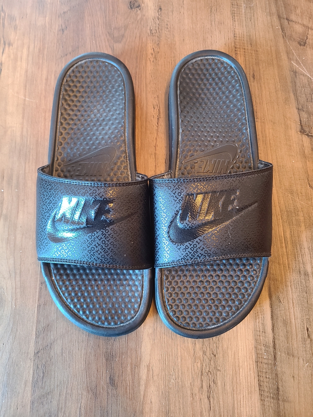 Nike Men's Black Slide Sandals